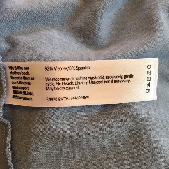 EILEEN FISHER | Bateau Neck Cap Sleeve Dress Hi Low - Picture 13 of 17